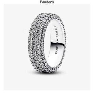 Pandora Timeless Pav?? Triple-row Ring